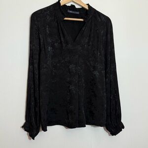 M&S collection Elegant Black Floral Women's Top